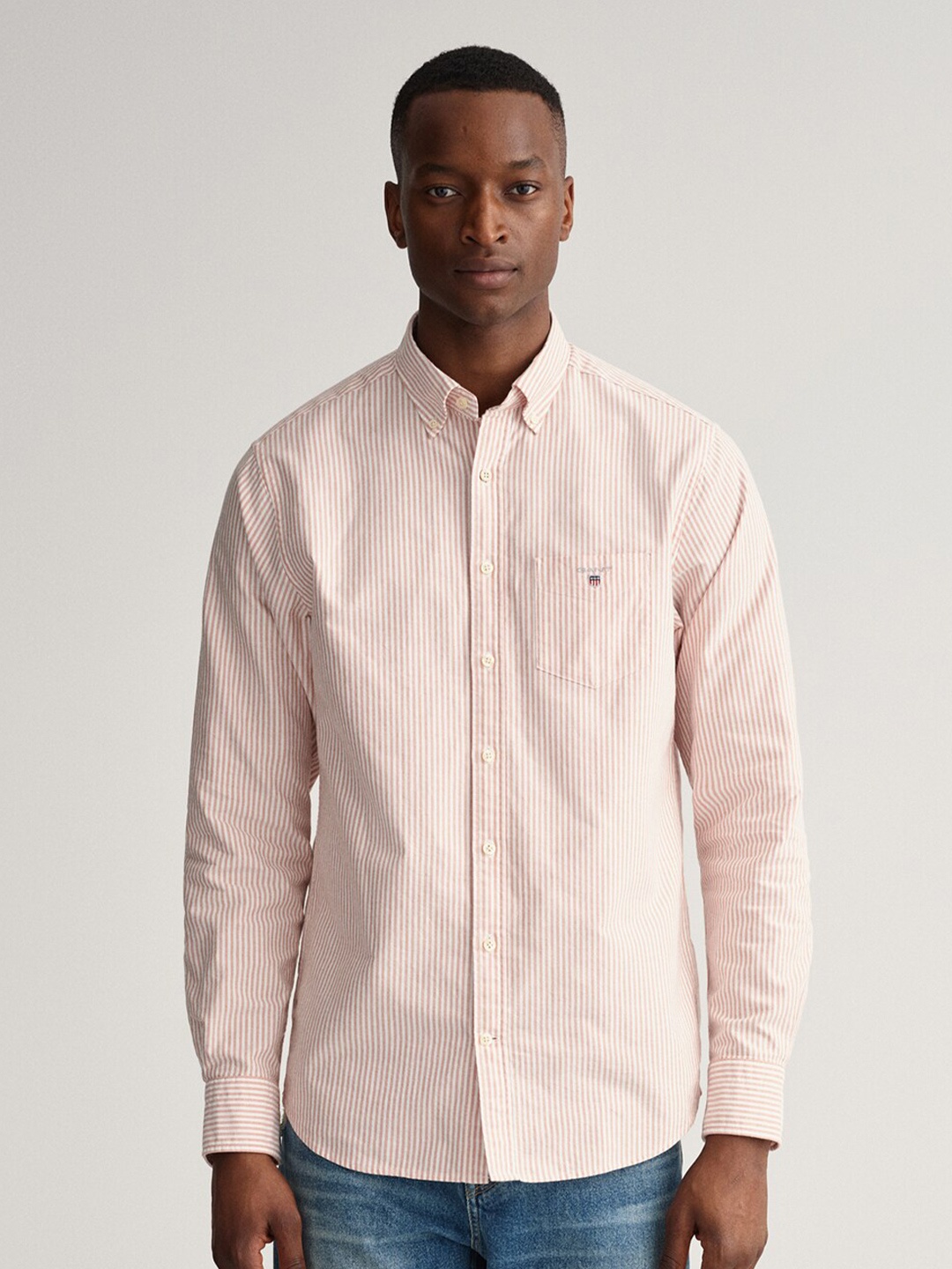 

GANT Men Orange Classic Casual Shirt