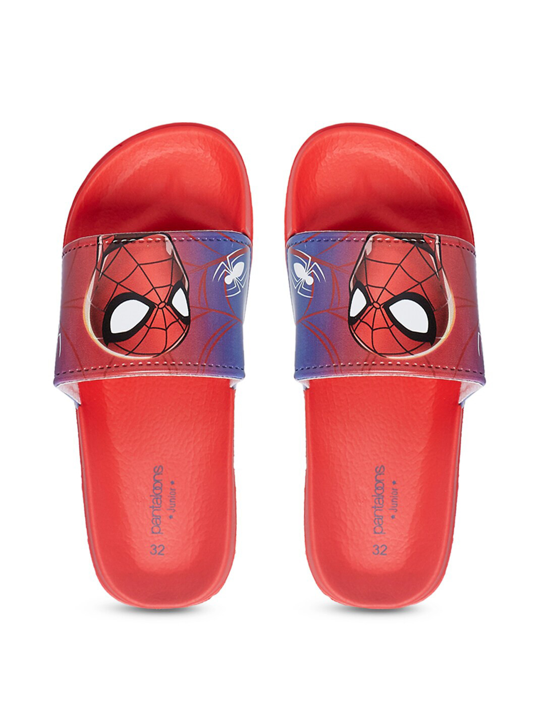 

Pantaloons Junior Boys Red & Blue Printed Sliders
