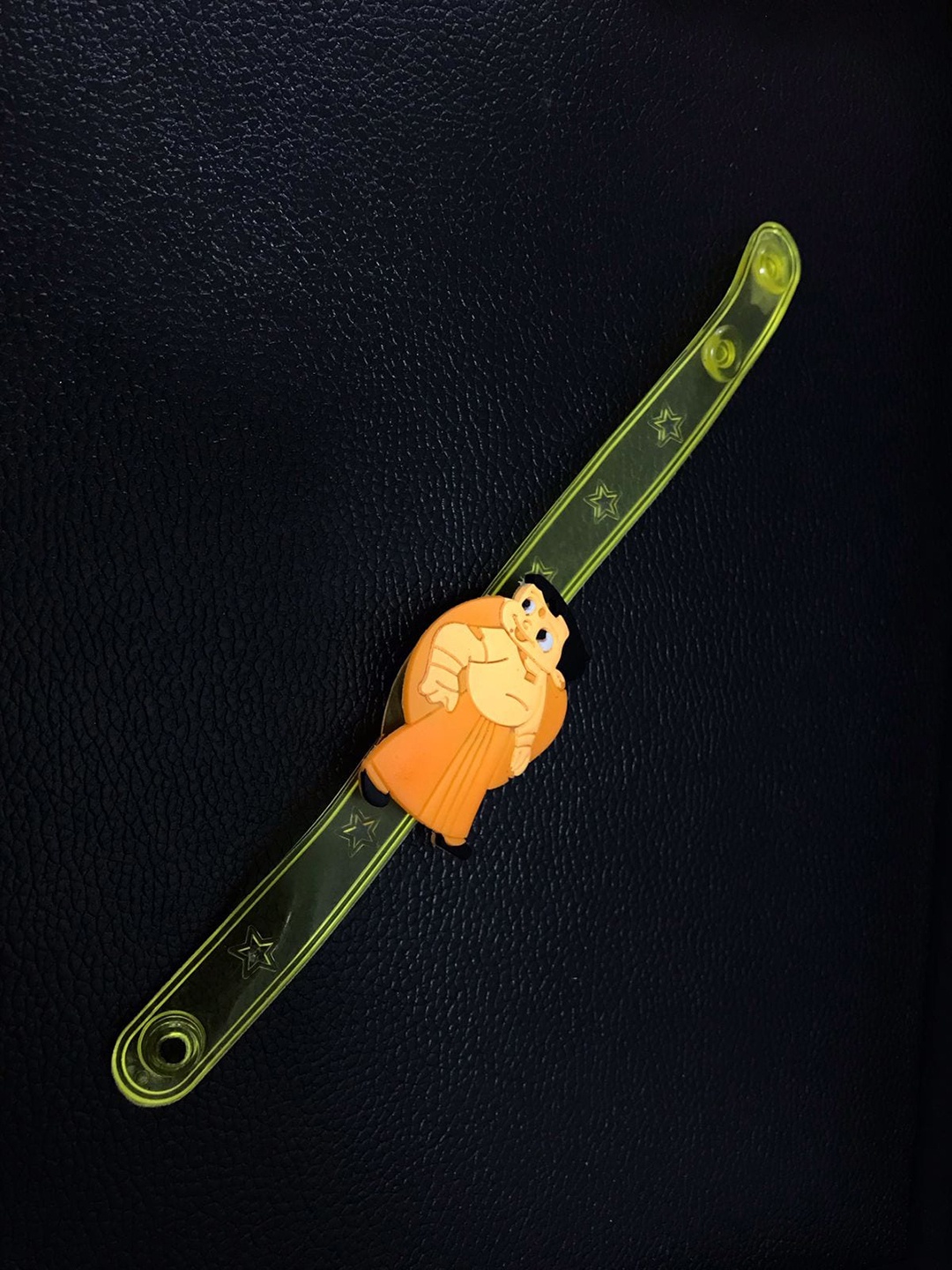 

MORKANTH JEWELLERY Boys Yellow & Orange Animated Chhota Bheem Rakhi
