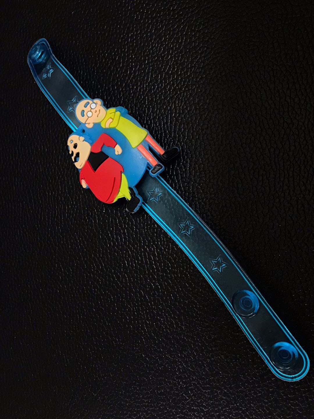 

MORKANTH JEWELLERY Boys Yellow & Blue Animated Motu Patlu Cartoon Rakhi