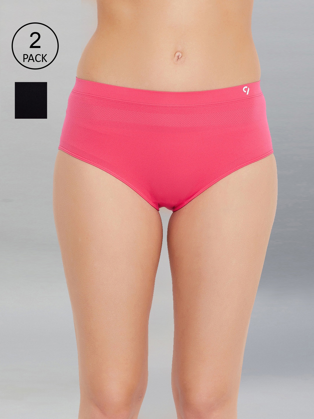 

C9 AIRWEAR Black & Pink Pack Of 2 Hipster Briefs P1180_Blk_Pnk-Multicolor