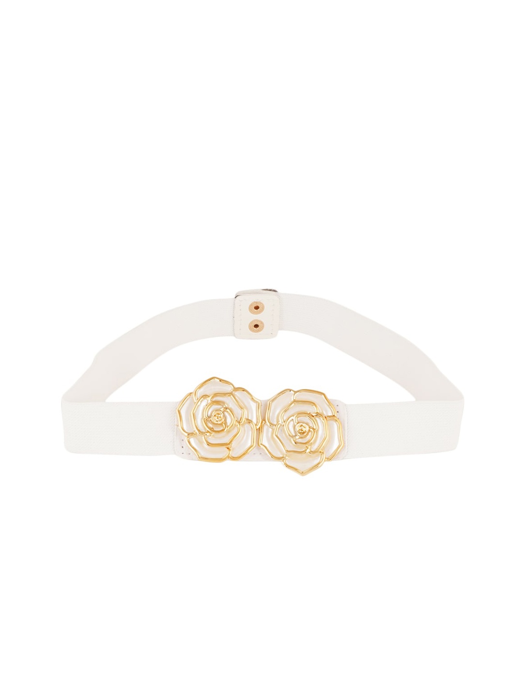 

Style Shoes Women White Wide Elastic Belt