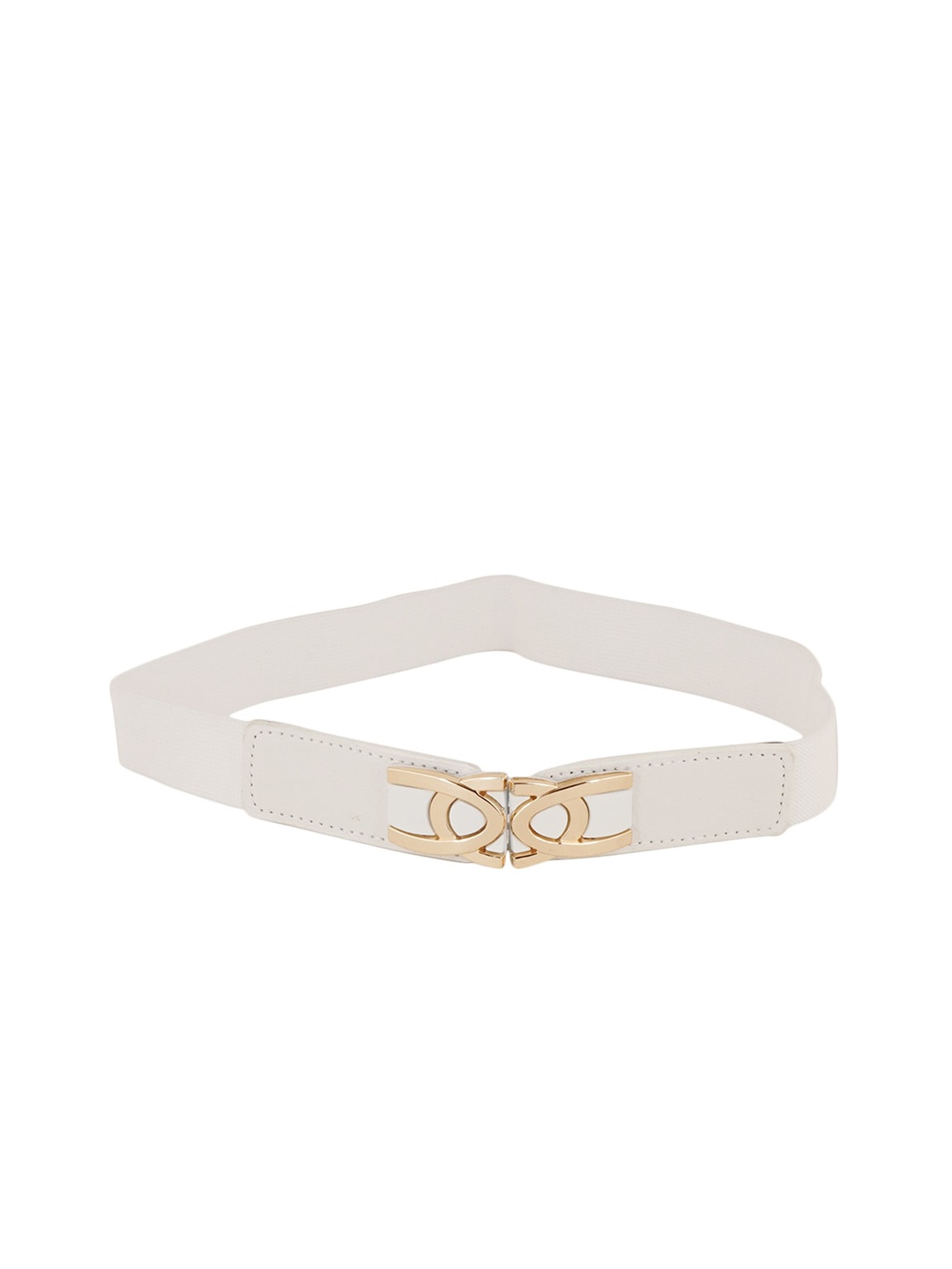 

Style Shoes Women White Interlocking Buckle Belts