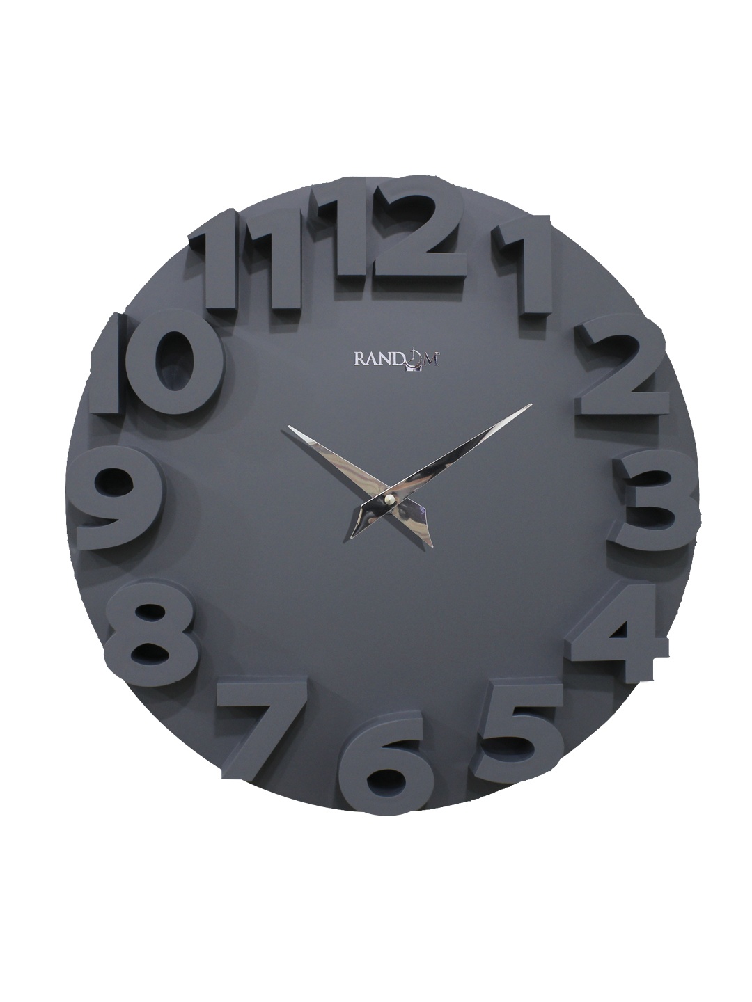 

RANDOM Grey Contemporary Wall Clock