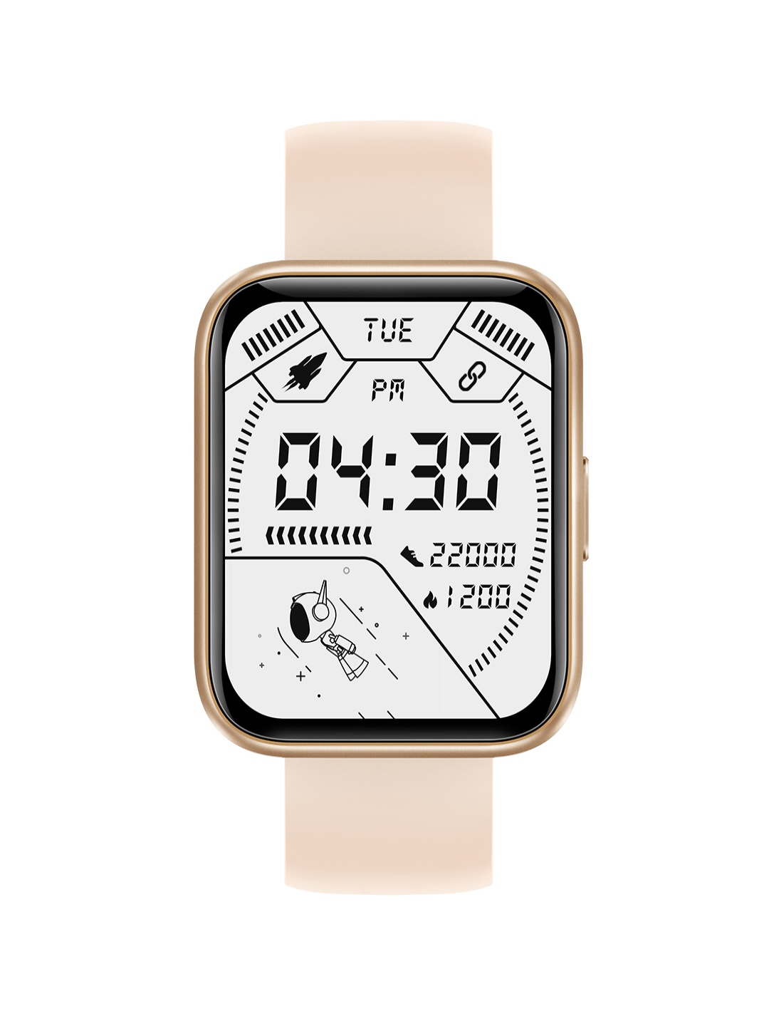 

SHOPEVOLVES Evolves NextFIT HELLO Full Touch with BT Calling Smartwatch - Gold