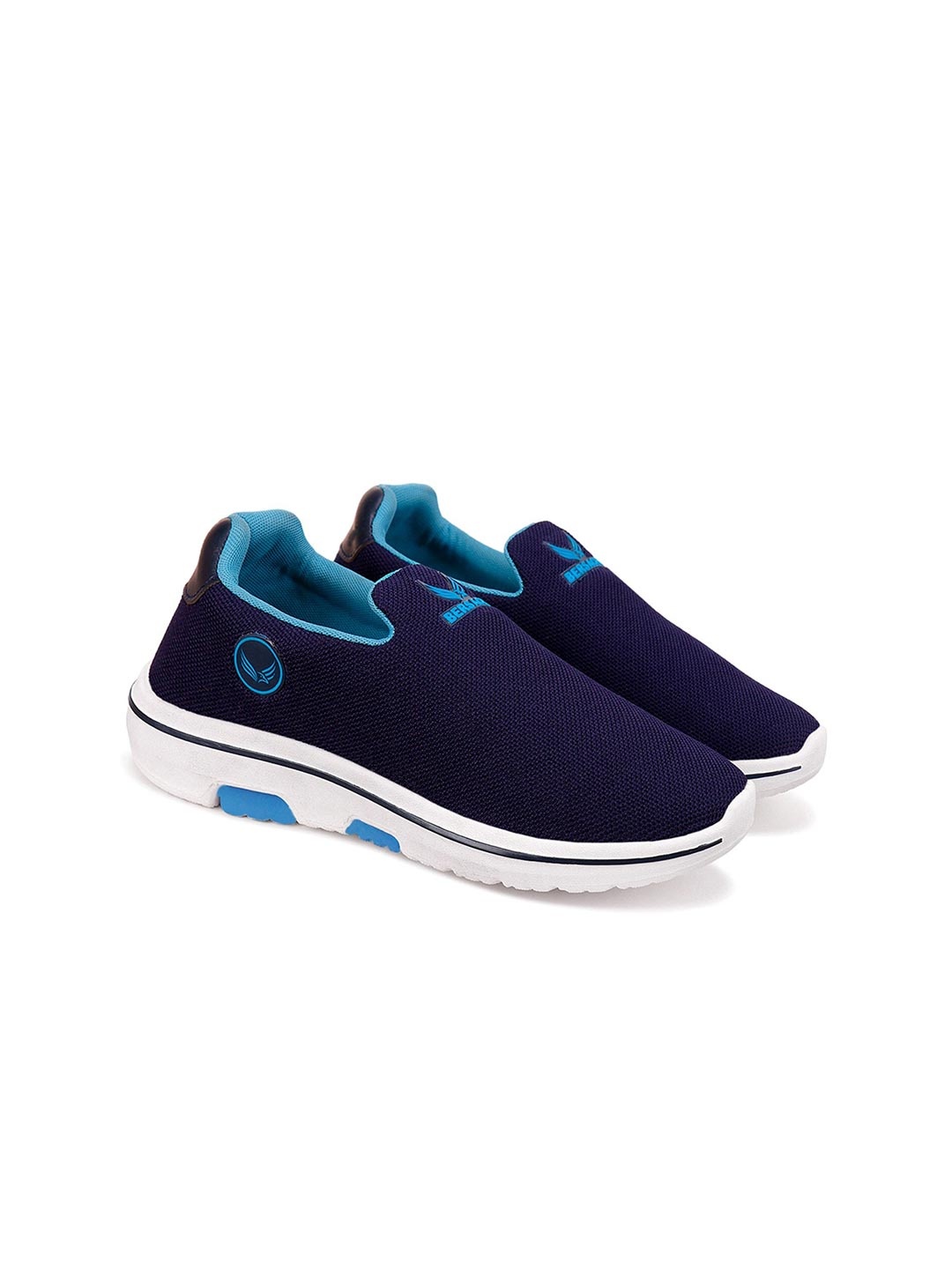 

BERSACHE Men Blue Running Shoes