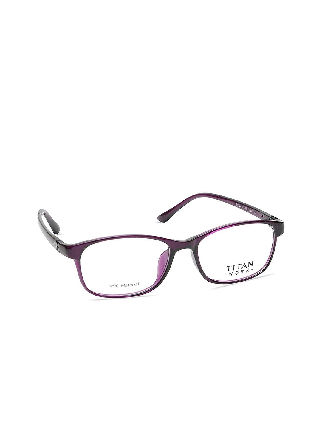 

Titan Unisex Purple Full Rim Square Frames