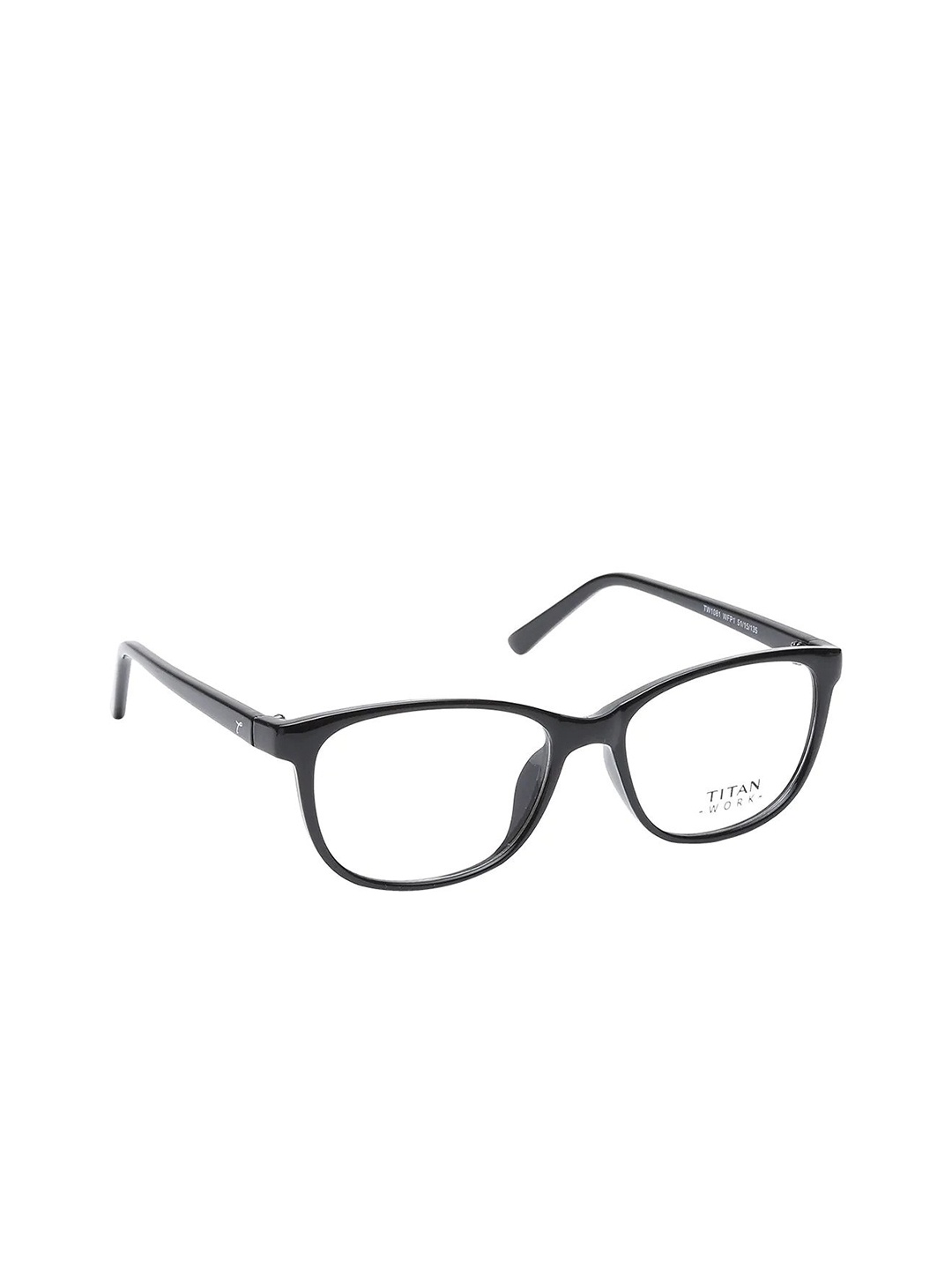 

Titan Unisex Black Full Rim Square Frames