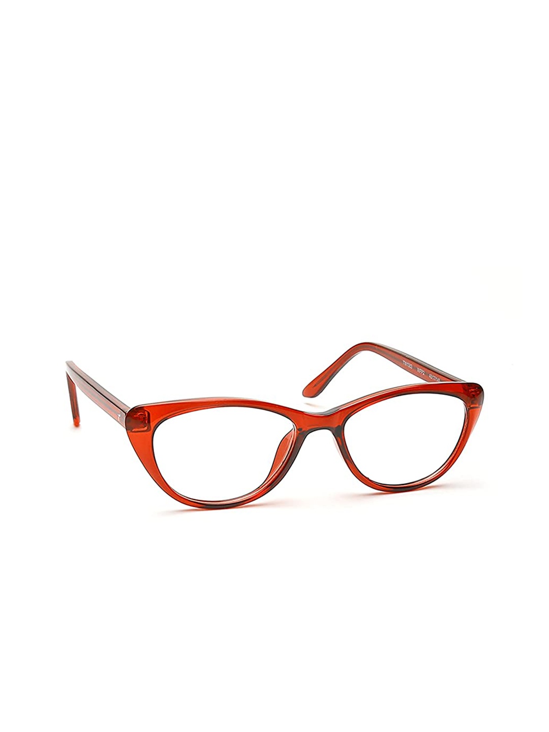 

Titan Unisex Red Full Rim Cateye Frames