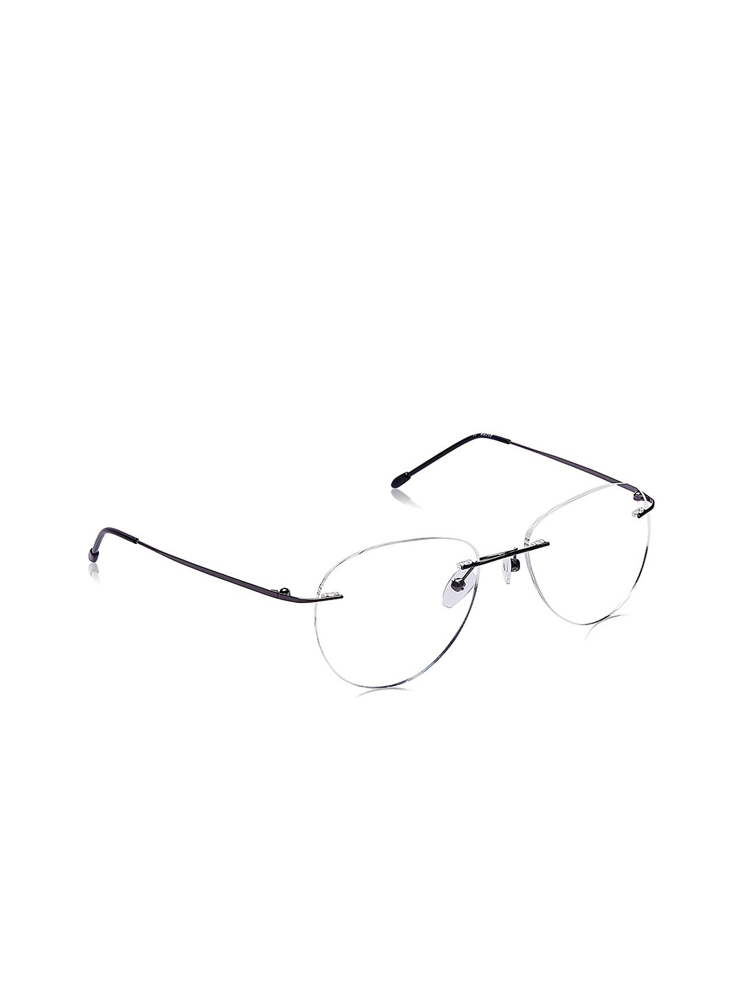 

Titan Unisex Black Rimless Aviator Frames