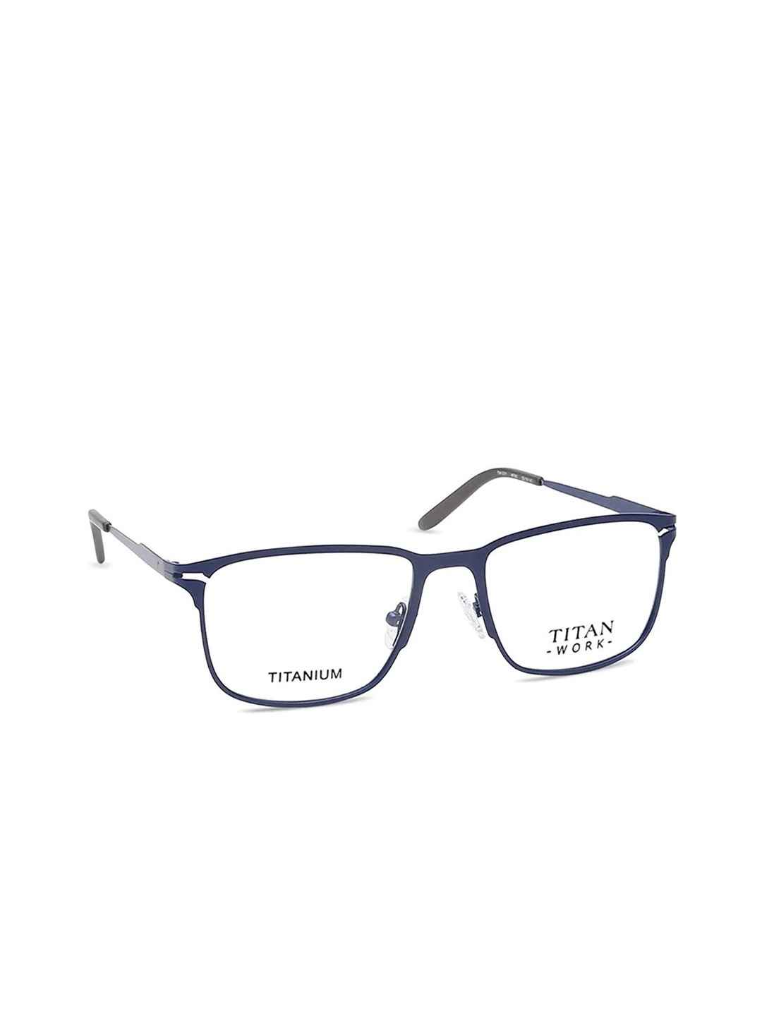 

Titan Unisex Transparent & Blue Full Rim Square Frame Glasses TW1011MFM2