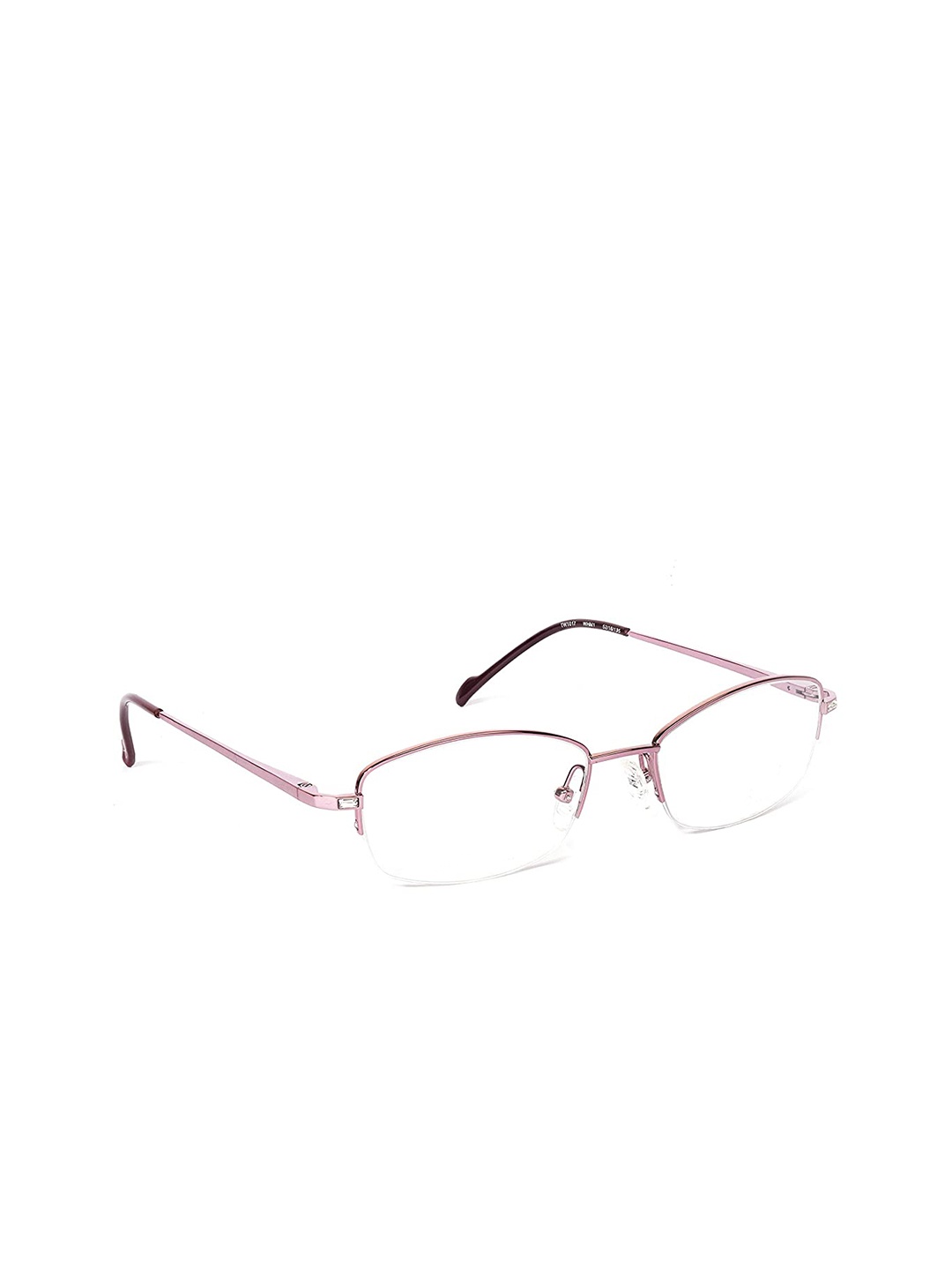 

Titan Unisex Purple & Transparent Half Rim Rectangle Frames
