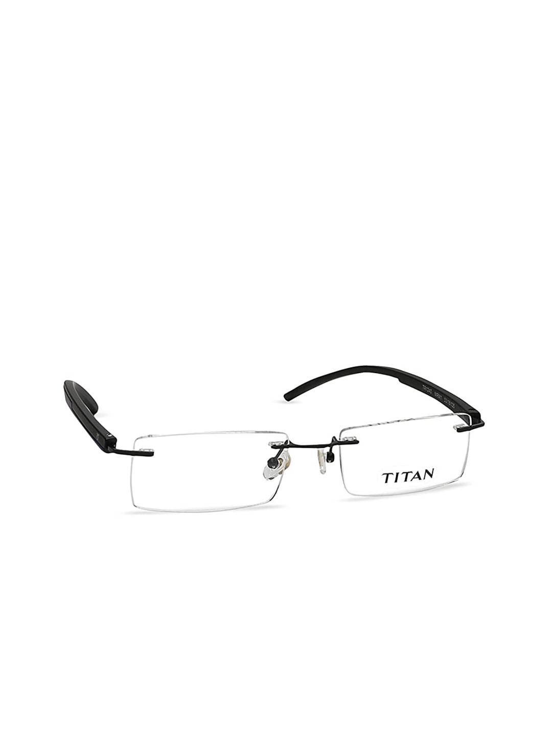 

Titan Unisex Black Rimless Rectangle Frames