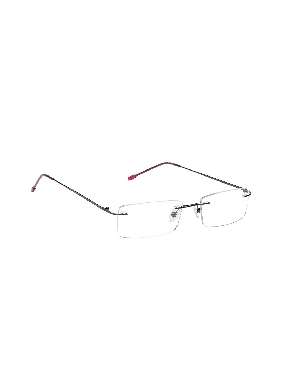 

Titan Unisex Purple Rimless Rectangle Frames