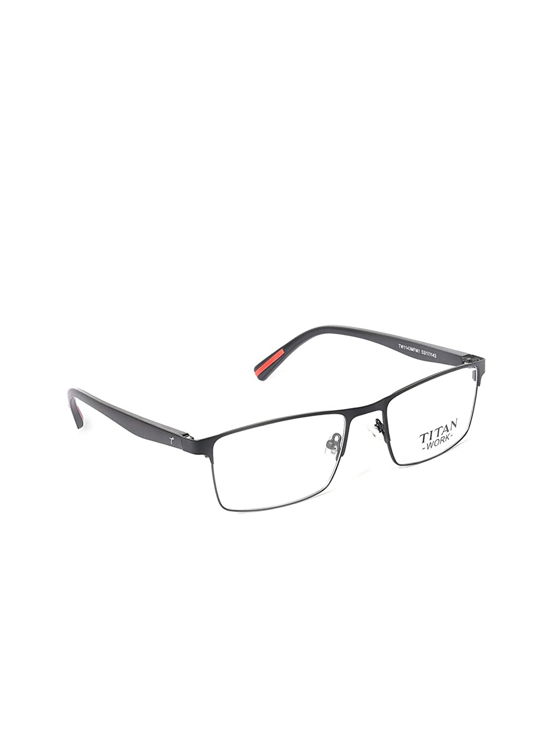 

Titan Unisex Black Full Rim Rectangle Frames