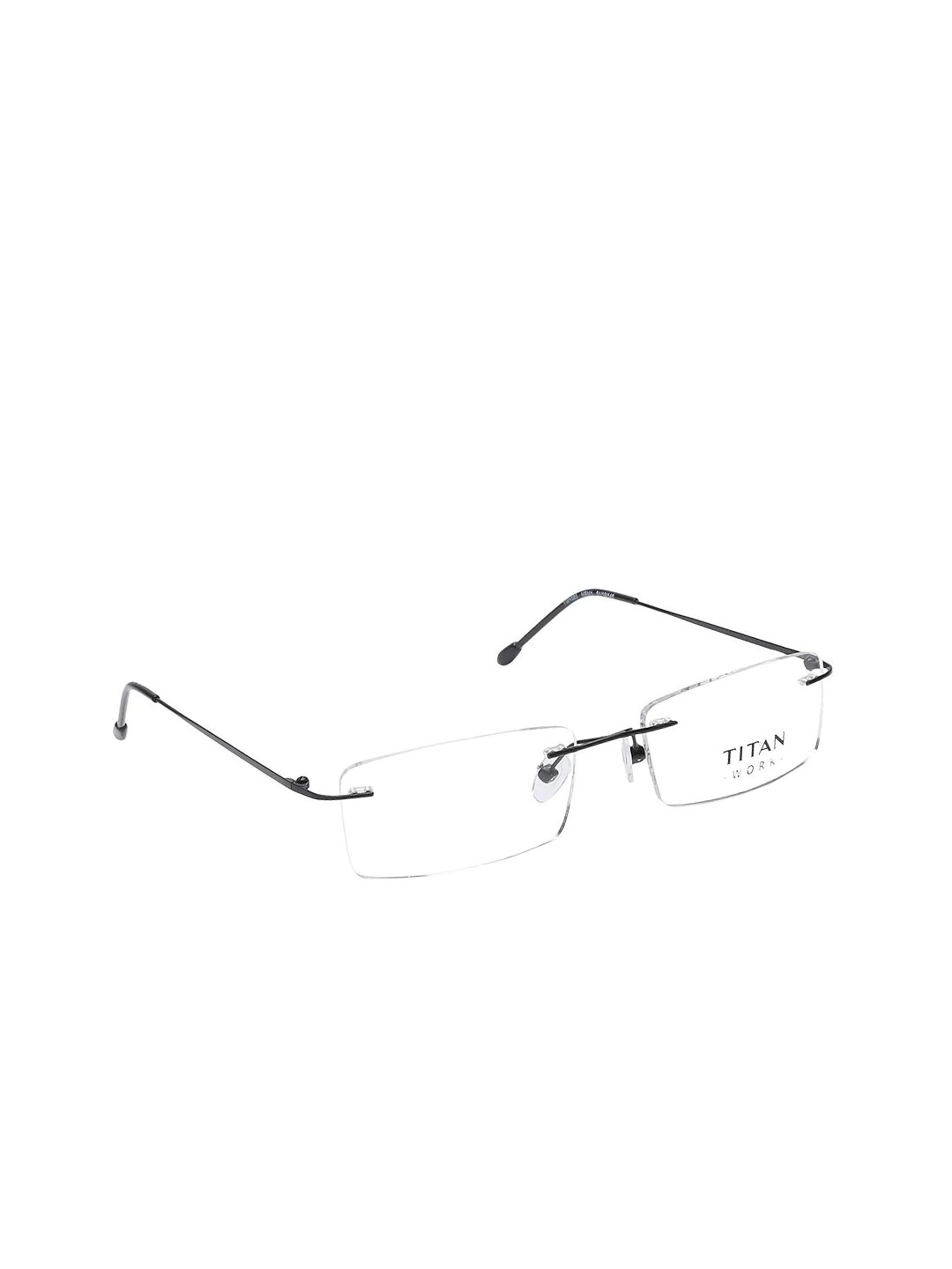 

Titan Unisex Black Rimless Rectangle Frames