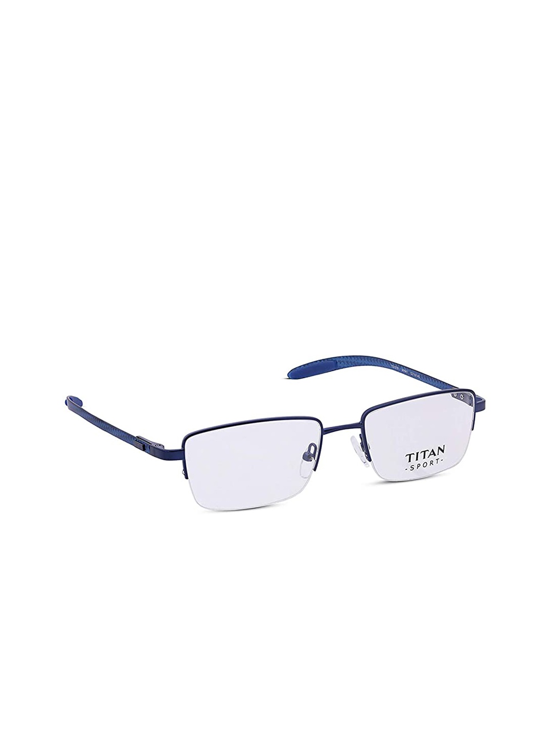 

Titan Unisex Blue Half Rim Rectangle Frames TS1019MHM1