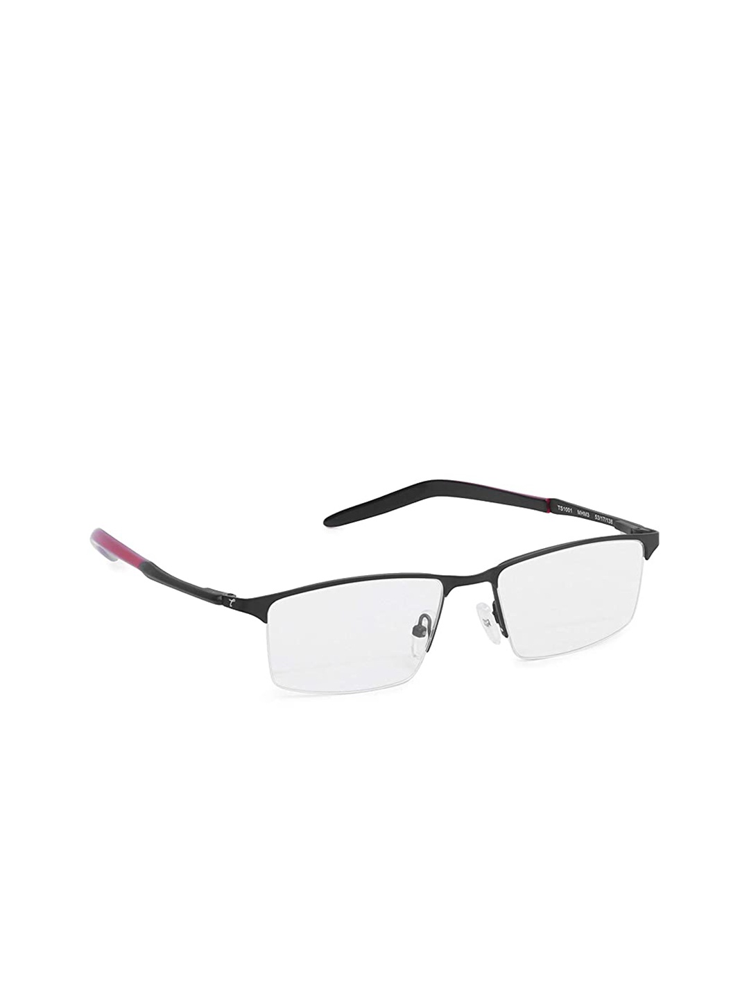 

Titan Unisex Black & Red Half Rim Rectangle Frames