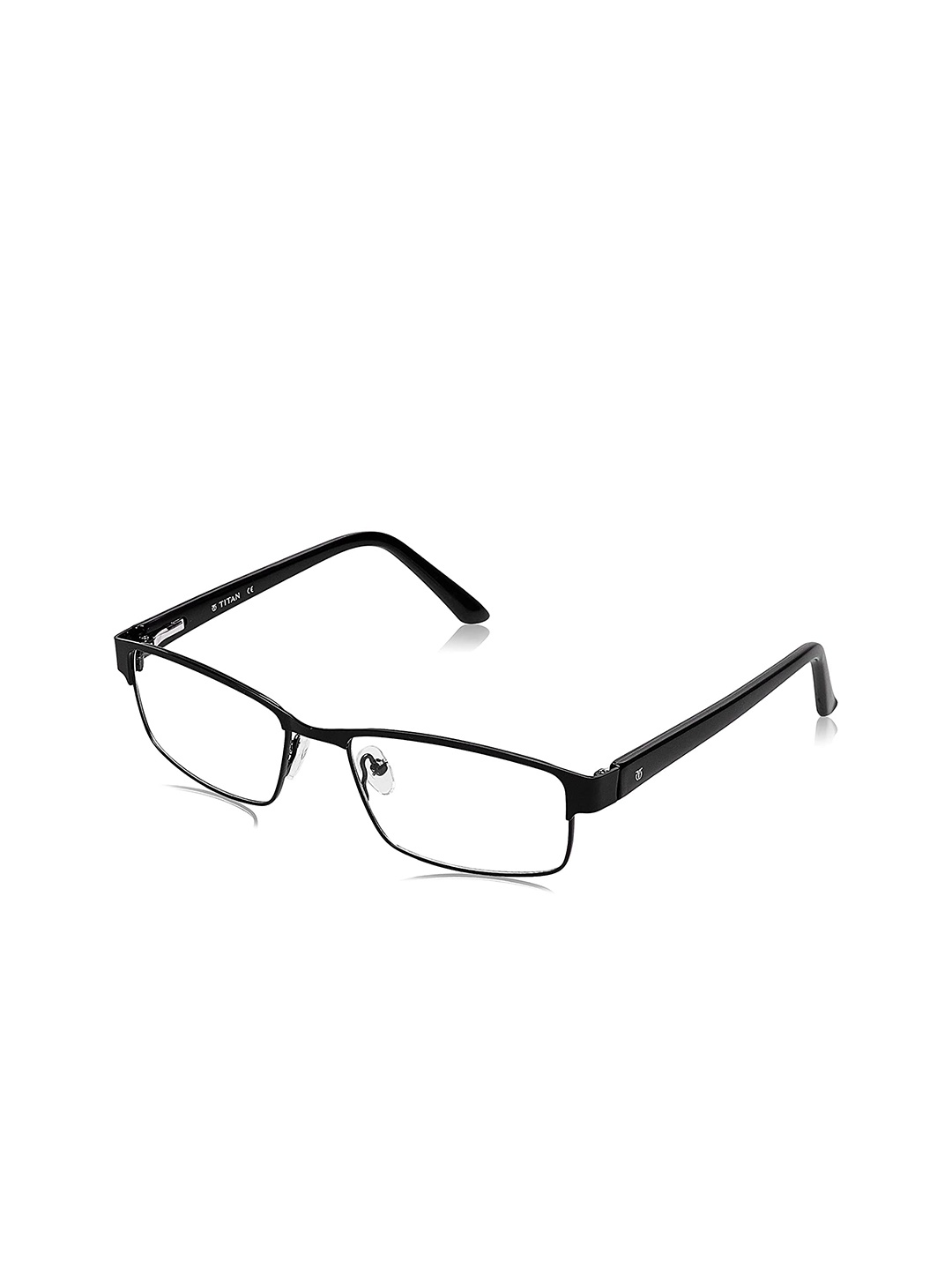 

Titan Unisex Black Full Rim Rectangle Frames