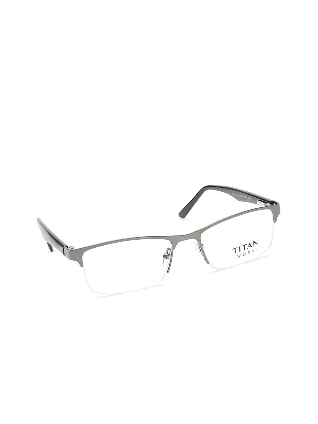 

Titan Unisex Silver-Toned Half Rim Rectangle Frames