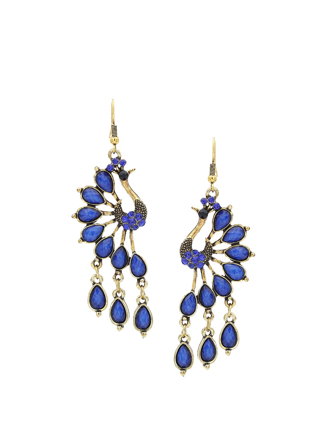 

MIZORRI Blue Contemporary Drop Earrings