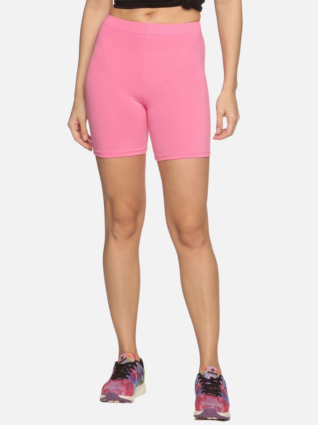 

Outflits Women Rose Skinny Fit Yoga Sports Shorts