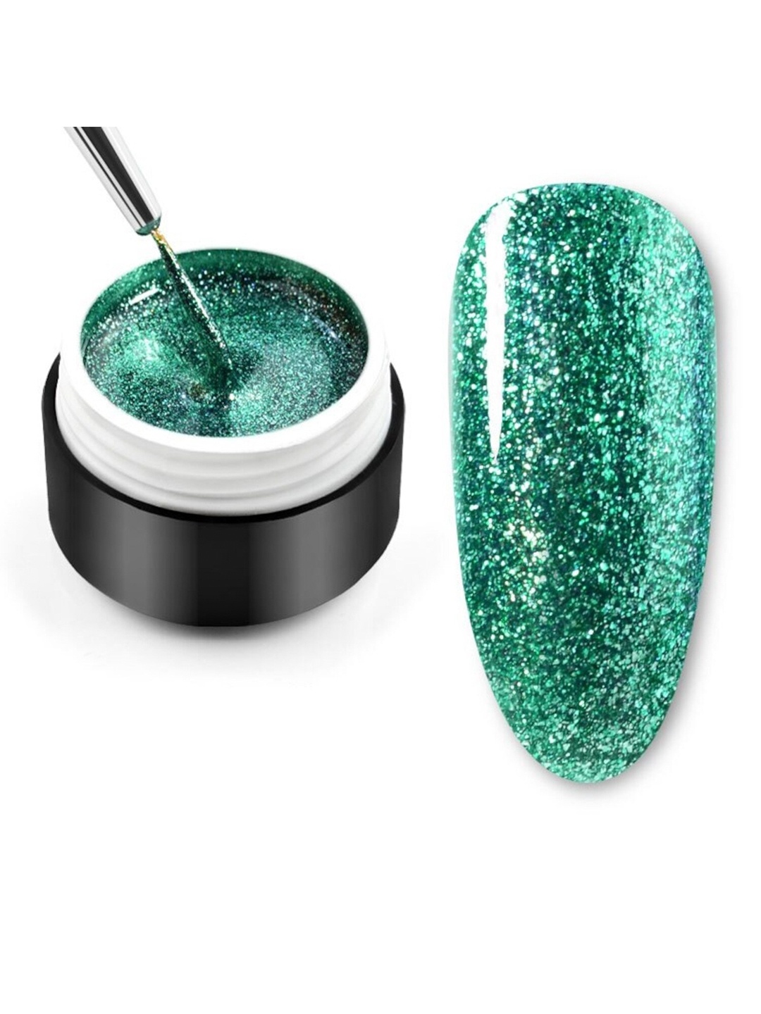 VENALISA Super Platinum UV Gel Color Nail Painting Gel 5 ml - B08, Green