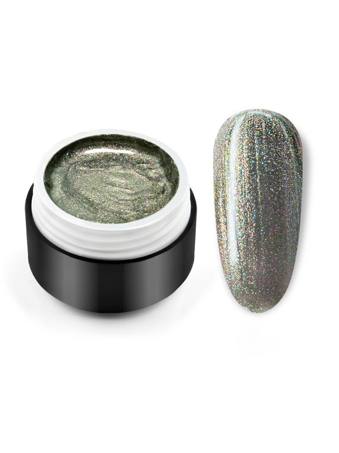 

VENALISA Soak Off UV & LED Laser Rainbow Platinum Gel Nail Polish 5 ml - Shade H23, Olive