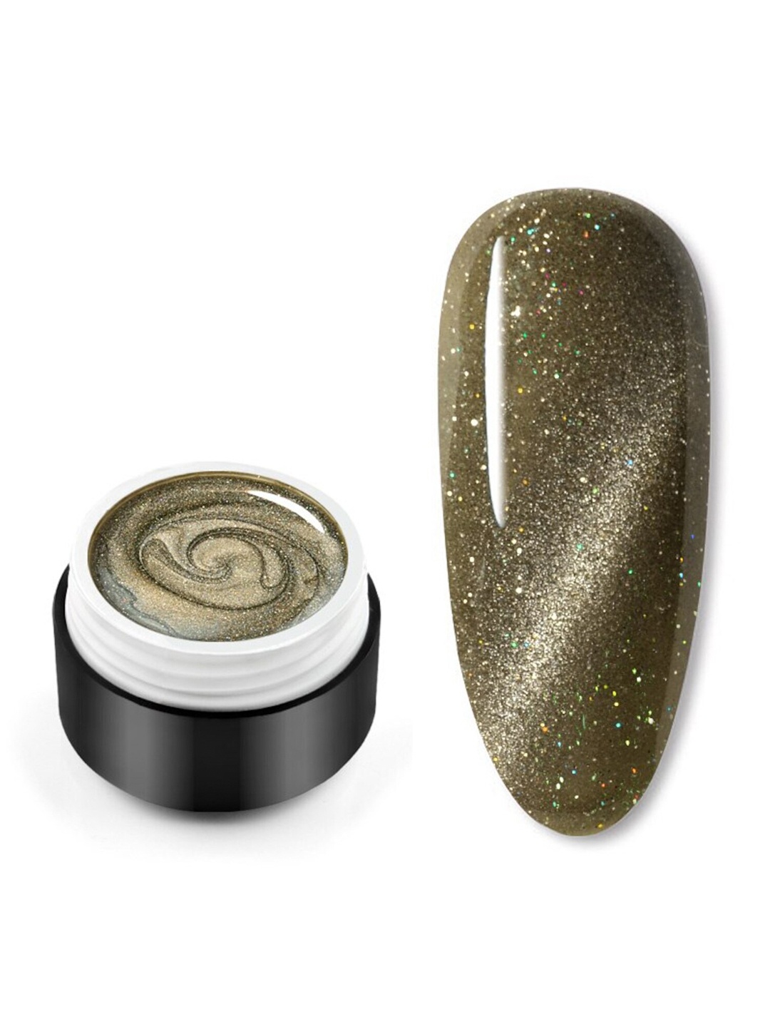 

VENALISA Laser Glitter Galaxy Cat Eye Magic Chameleon Nail Gel Polish 5 ml - S24, Metallic