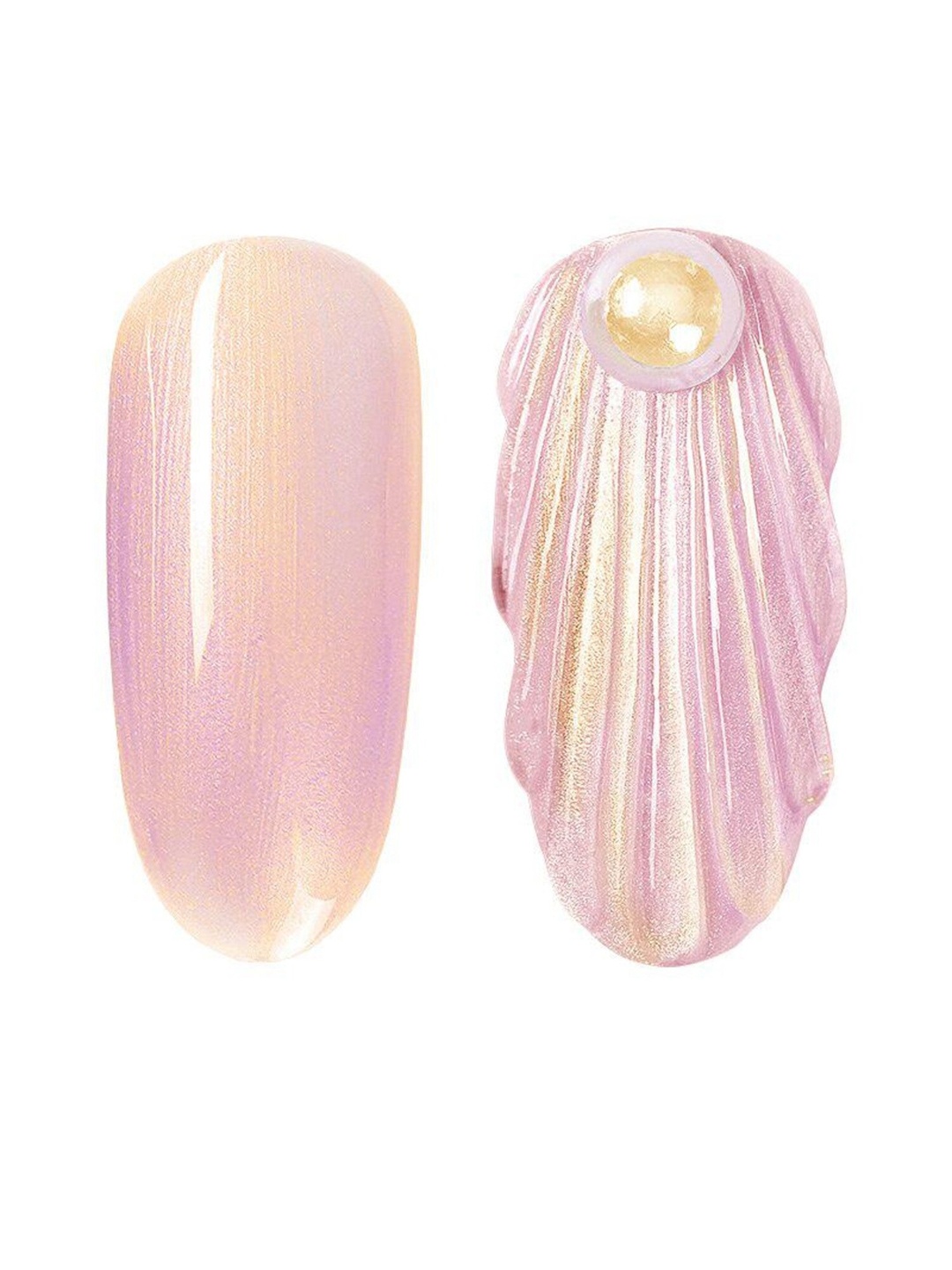 

VENALISA Seashell Color Mermaid Opal Soak Off UV & LED Pearl Series Gel Polish 5 ml - U23, Pink