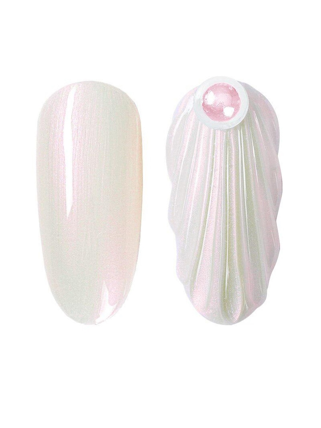 

VENALISA Seashell Color Mermaid Opal Pearl Series UV Gel Nail Polish 5ml - Shade U29, Off white