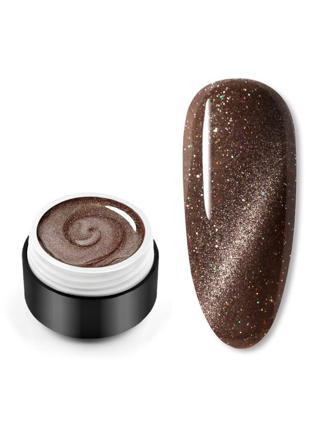 

VENALISA Laser Glitter Galaxy Cat Eye Magic Chameleon Nail Art 5 ml - S25, Multi