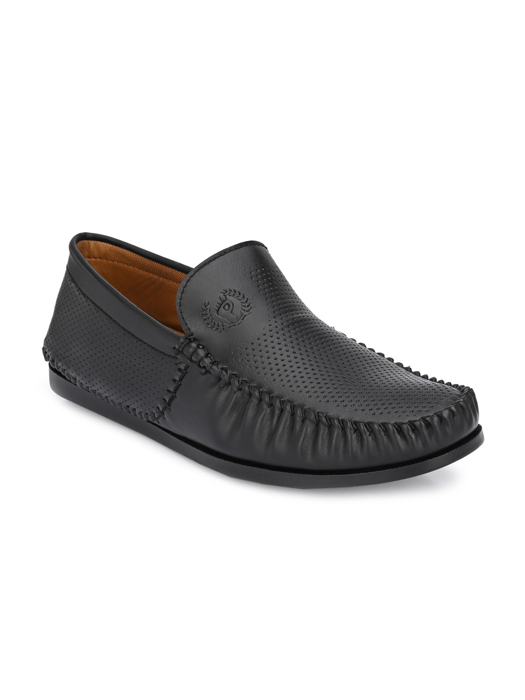 

Prolific Men Black Perforations Loafers