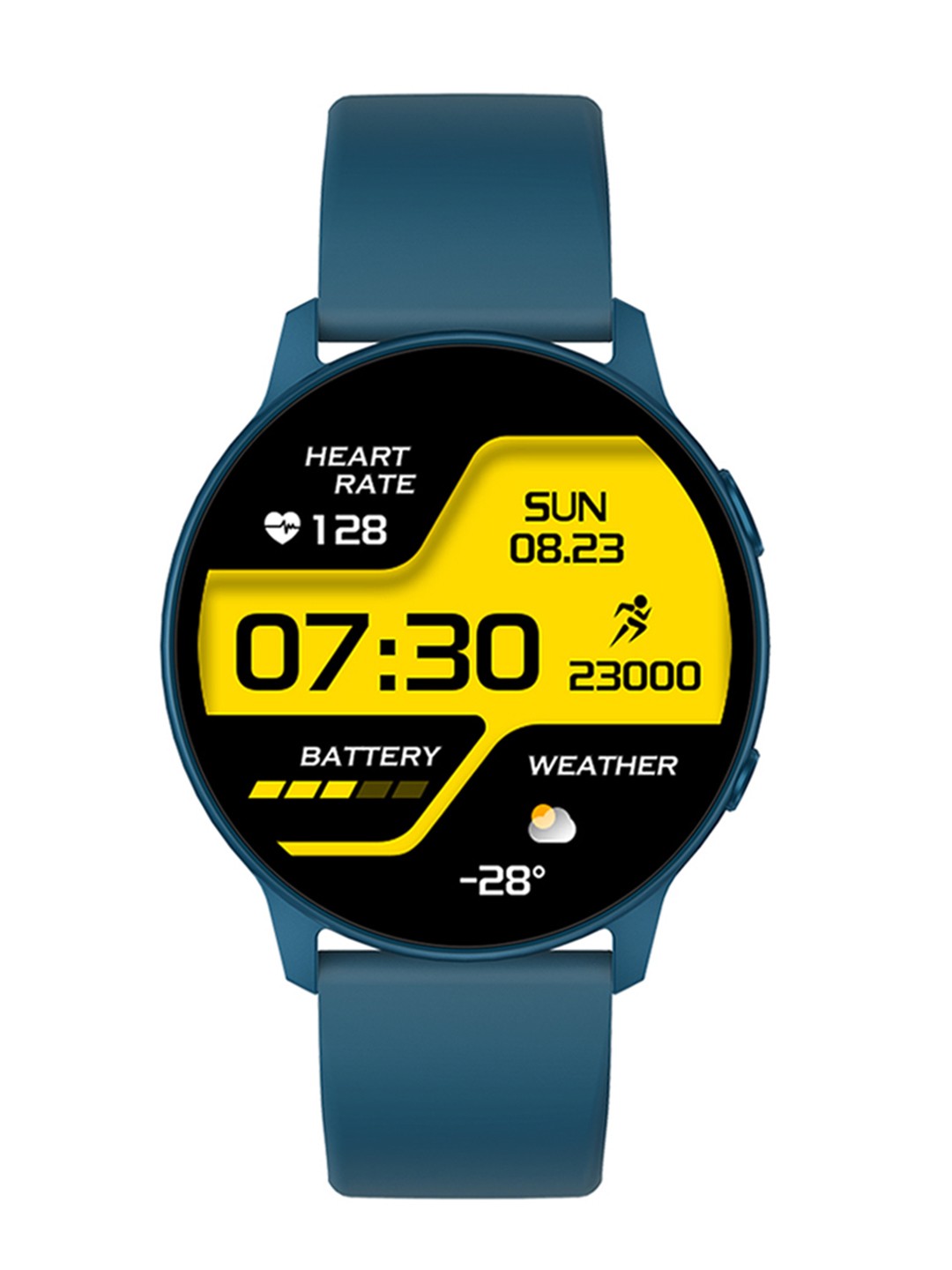 

VIKYUVI Unisex VikFIT Halo SpO2 Full Touch Display Smartwatch, Blue