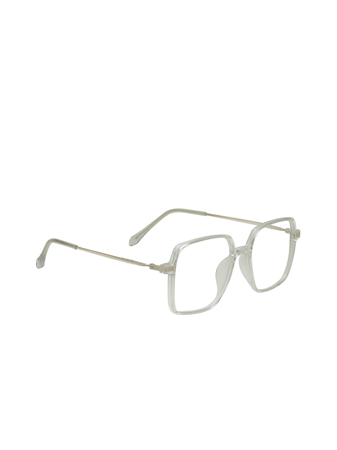 

Peter Jones Eyewear Unisex Grey & Silver-Toned Full Rim Square Frames