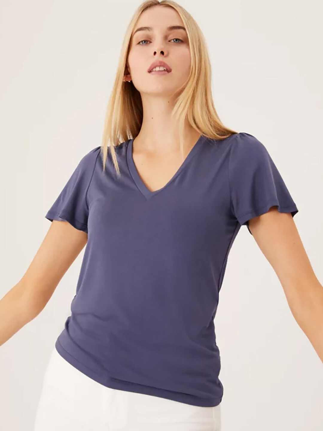 

Marks & Spencer Women Top, Blue