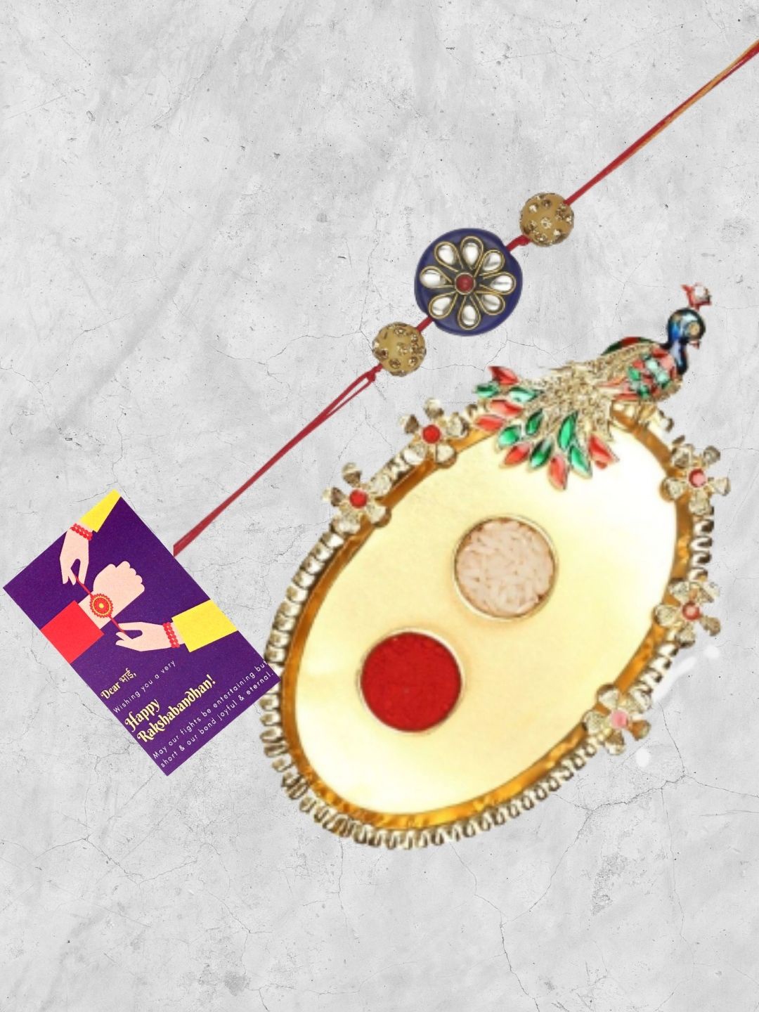

AccessHer Rakhi Gift Pack, Blue