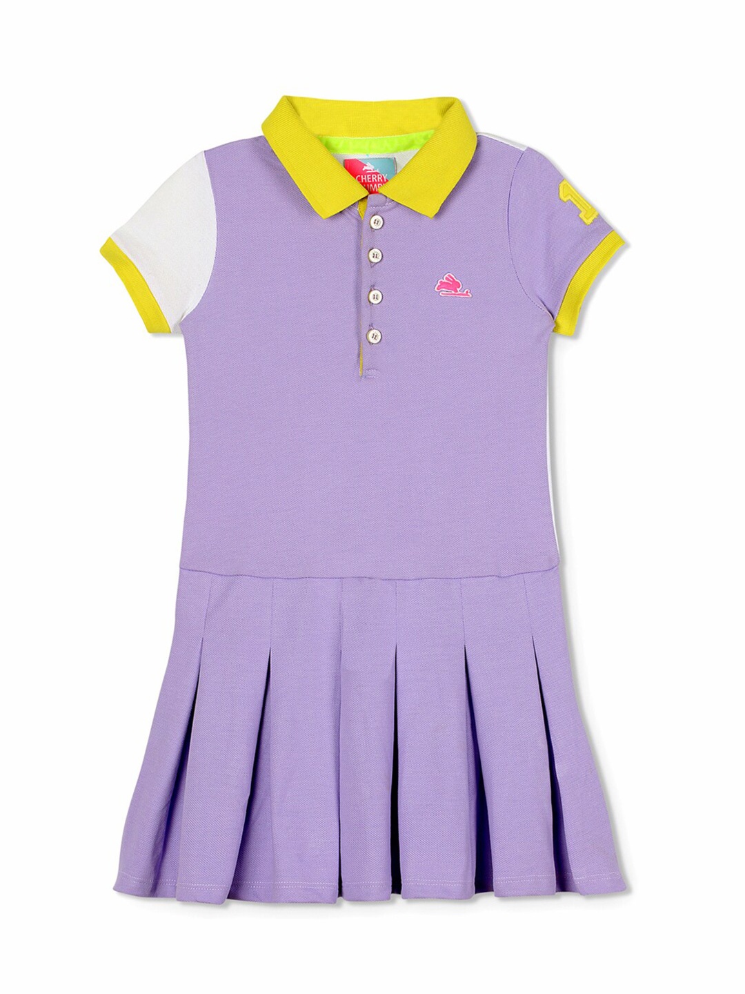 

Cherry Crumble Blue T-shirt Dress