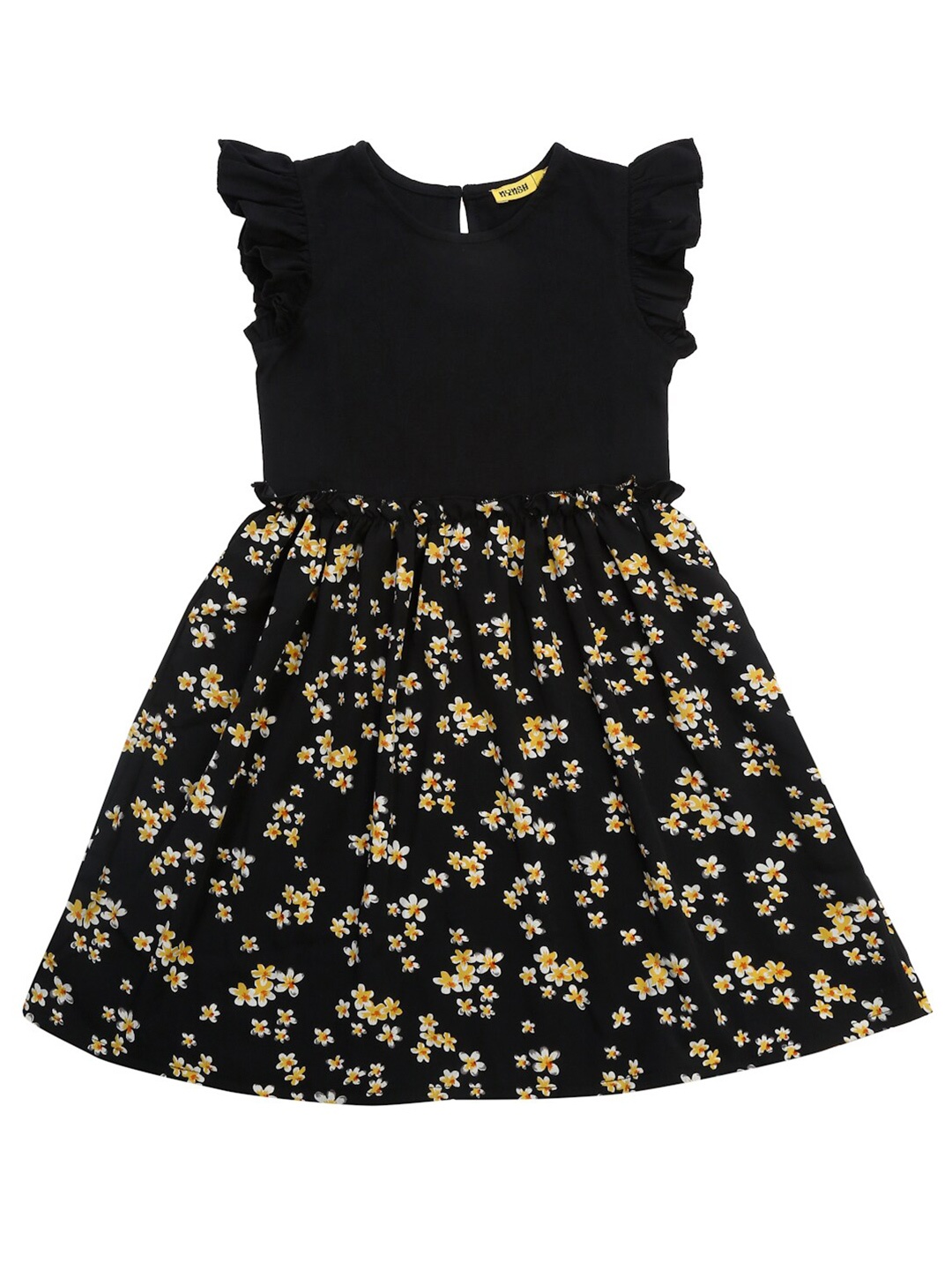 

NYNSH Black & chinese black Floral Dress