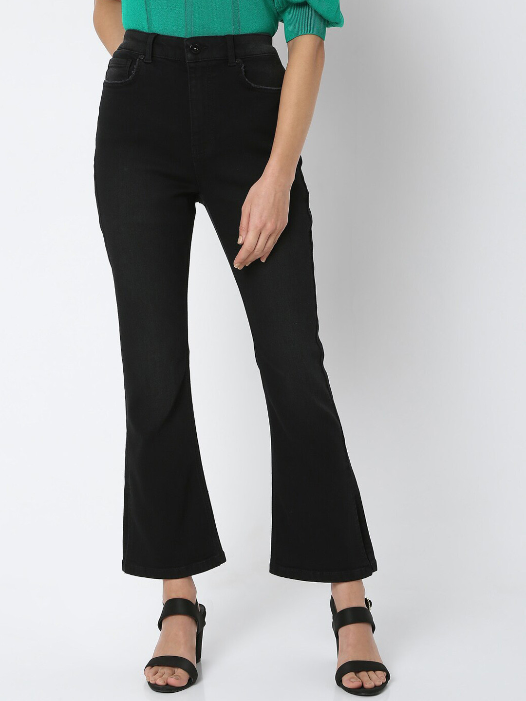 

Vero Moda Women Black Bootcut Jeans