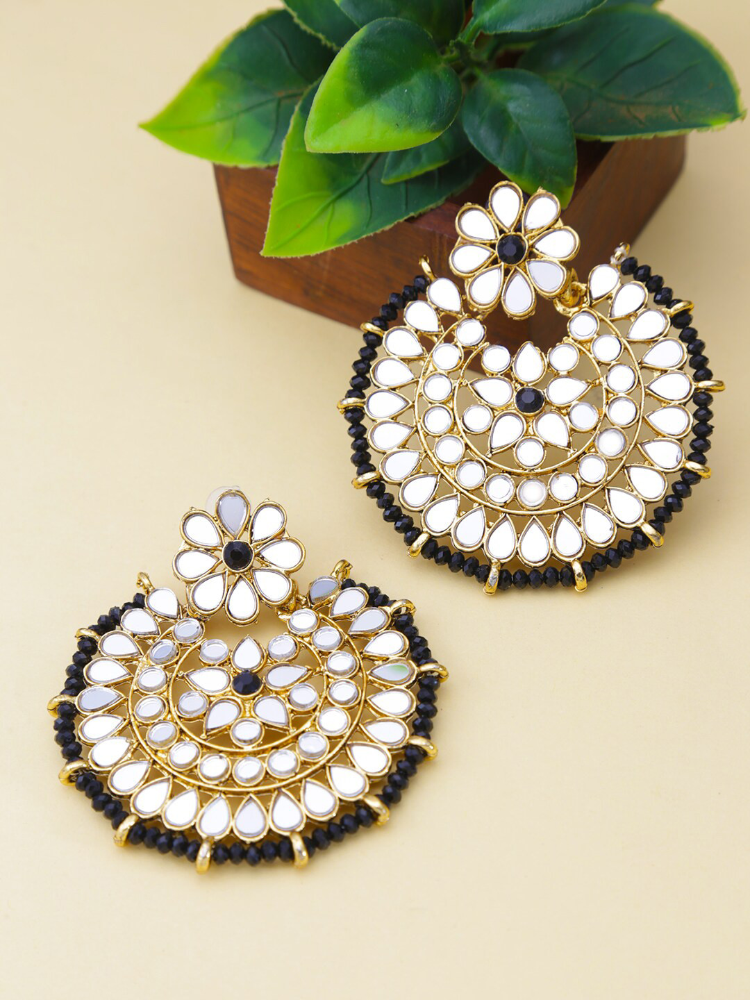

LIVE EVIL Black Contemporary Drop Earrings