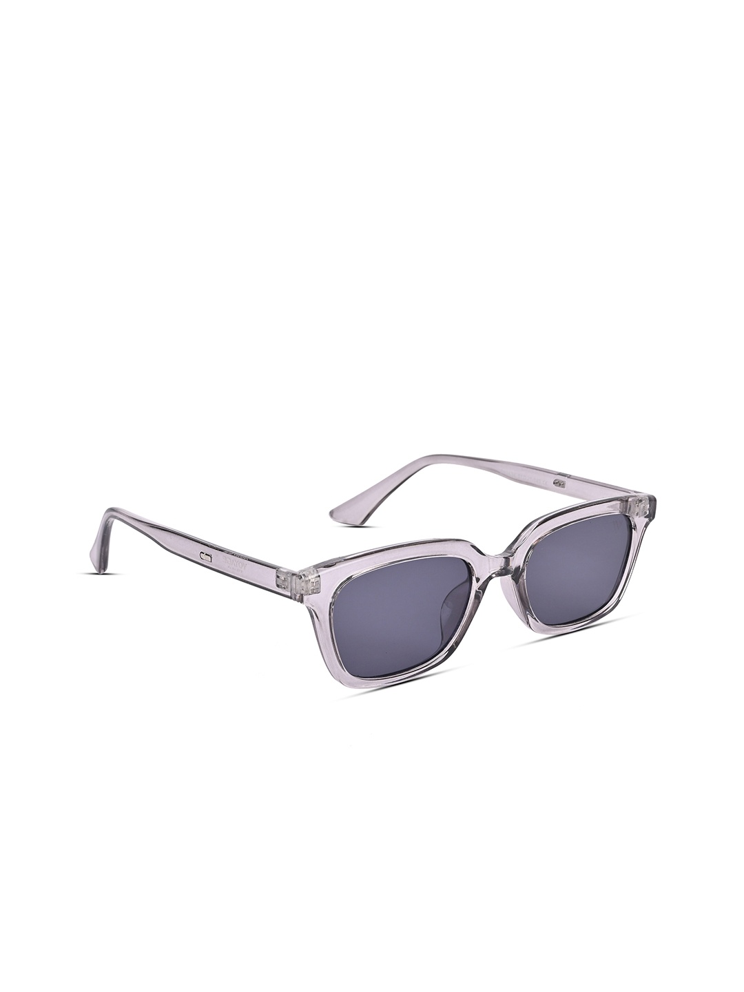 

Voyage Unisex Black Lens & Gunmetal-Toned Wayfarer Sunglasses with UV Protected Lens