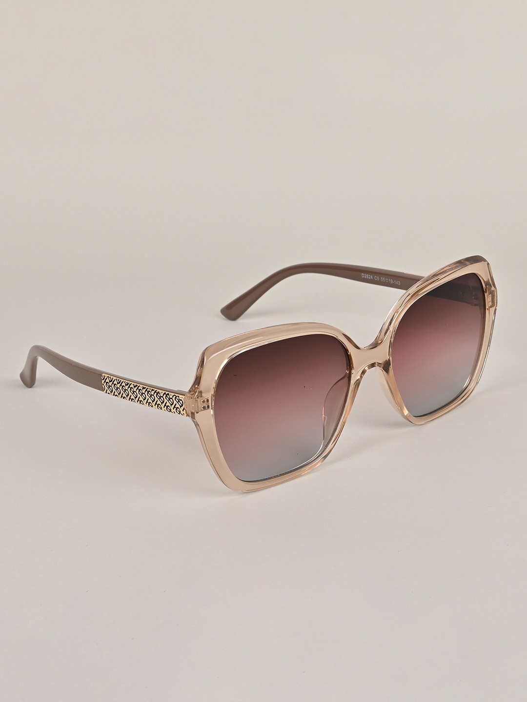 

Voyage Women Brown Lens & Brown Oval Sunglasses with UV Protected Lens