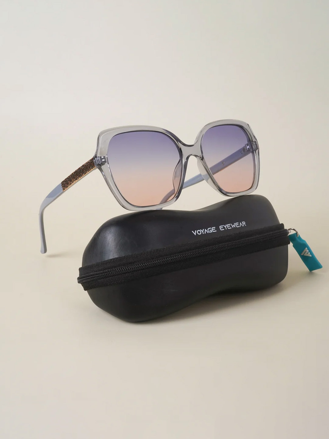 

Voyage Women Purple Lens & Gunmetal Wayfarer Sunglasses with UV Protected Lens 2824MG3741