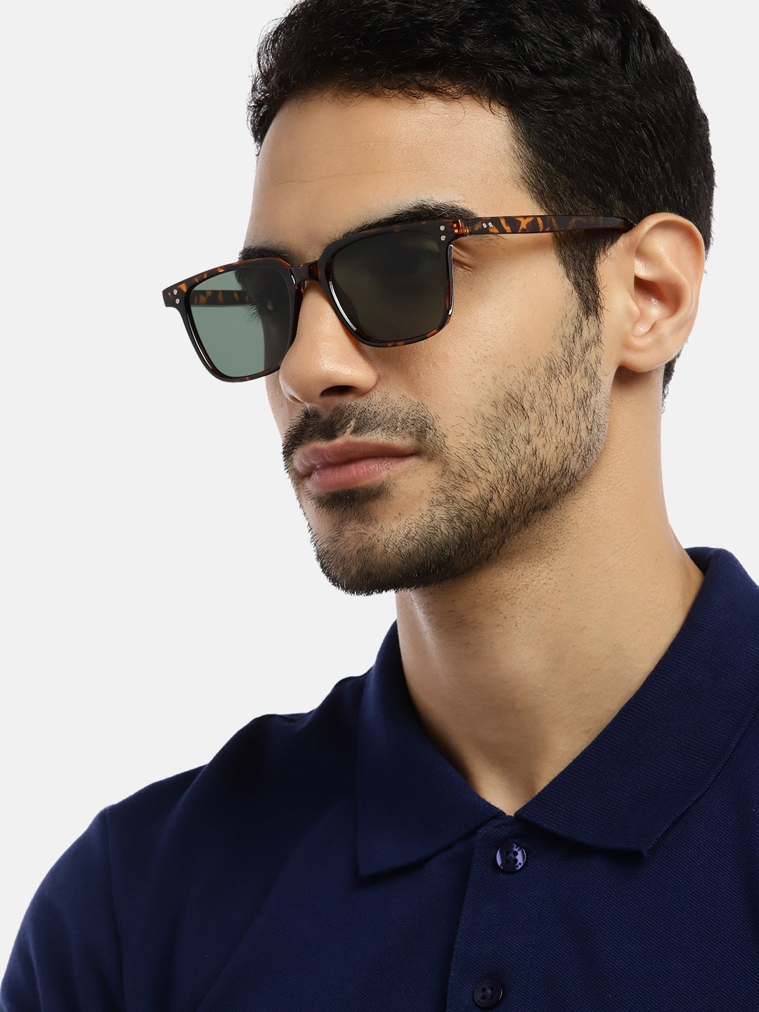 

Voyage Unisex Green Lens & Brown Wayfarer Sunglasses with UV Protected Lens