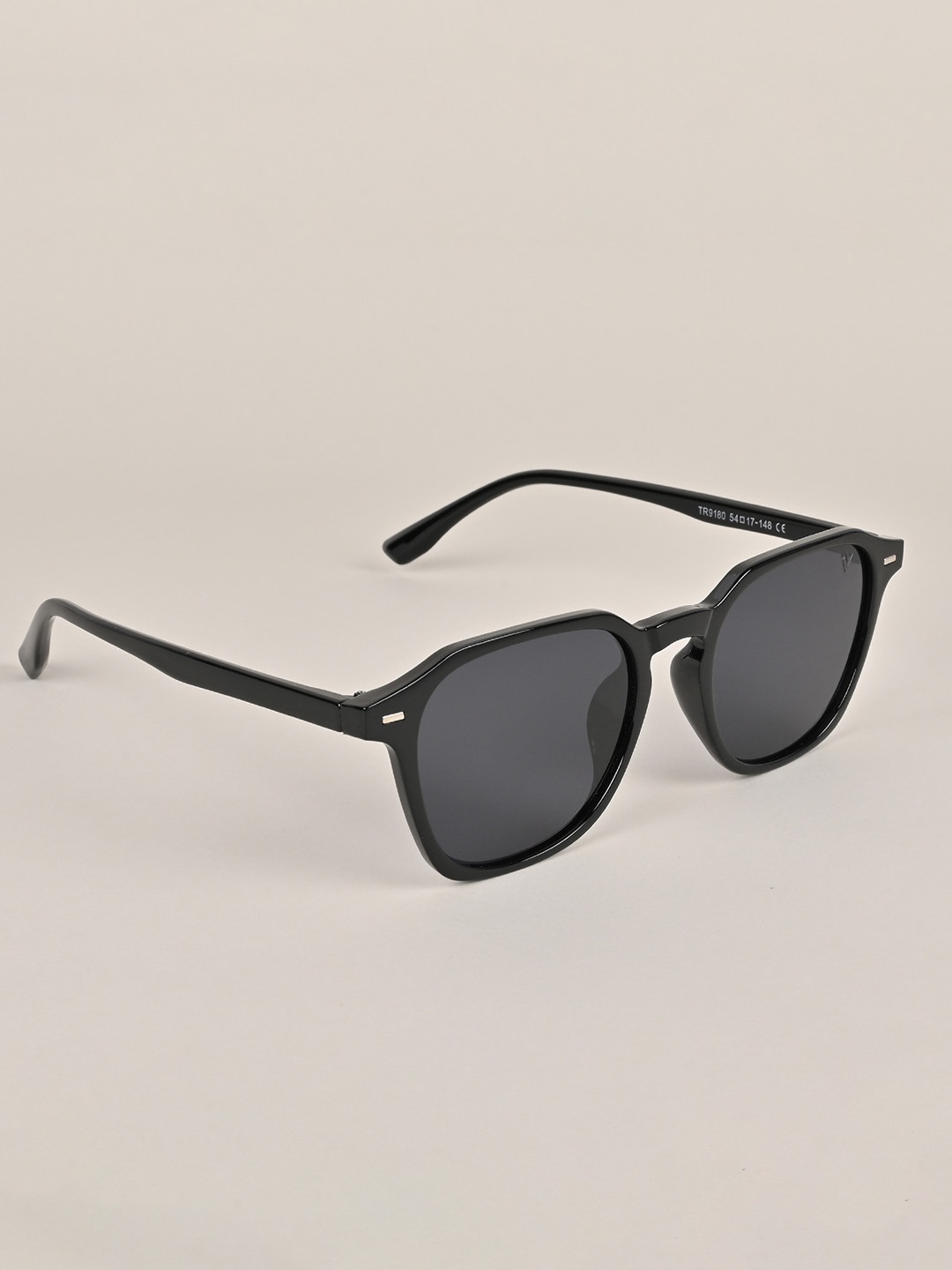 

Voyage Unisex Black Lens & Black Round Sunglasses with UV Protected Lens