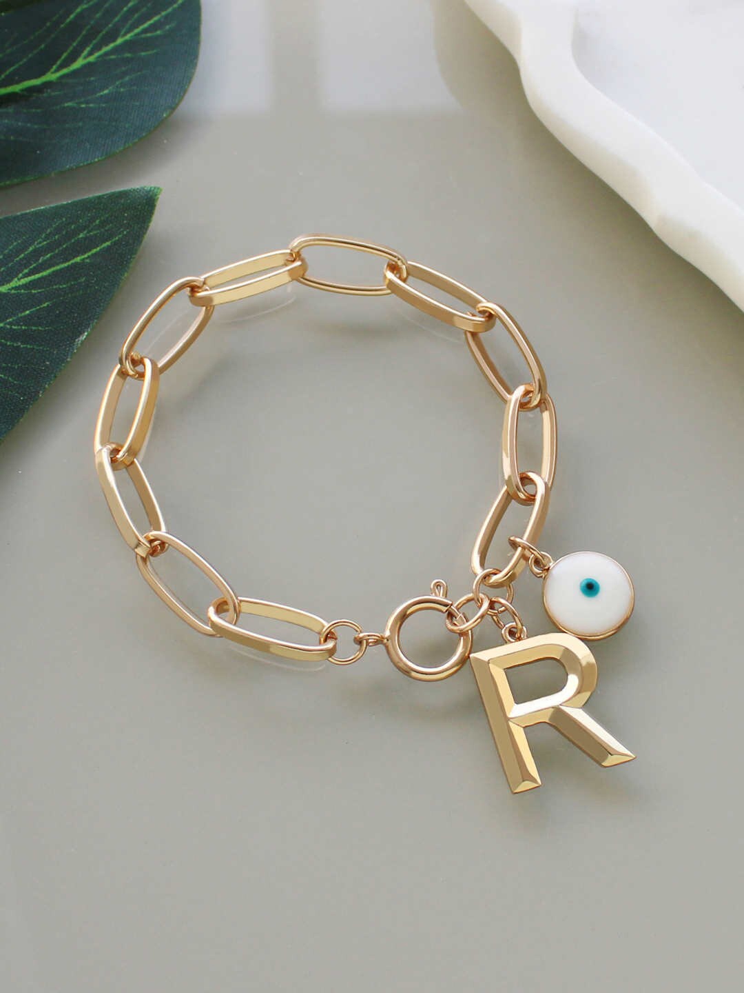 

Runway Ritual Women Gold Evil Eye Bracelet