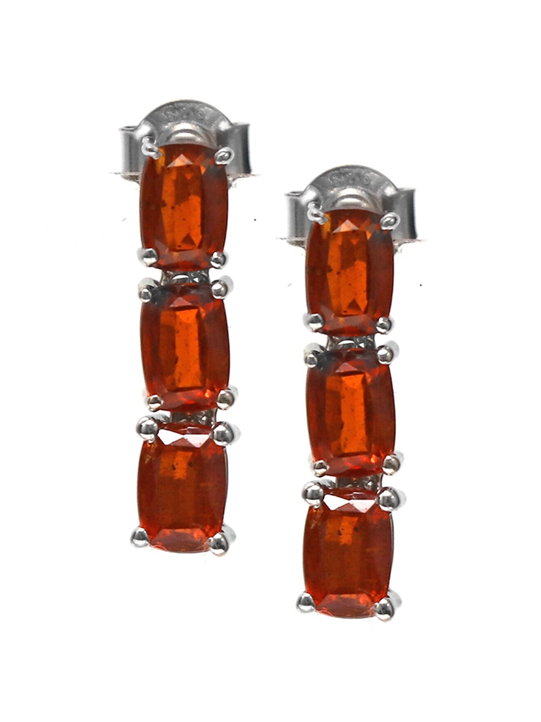 

HIFLYER JEWELS Red Contemporary Drop Earrings