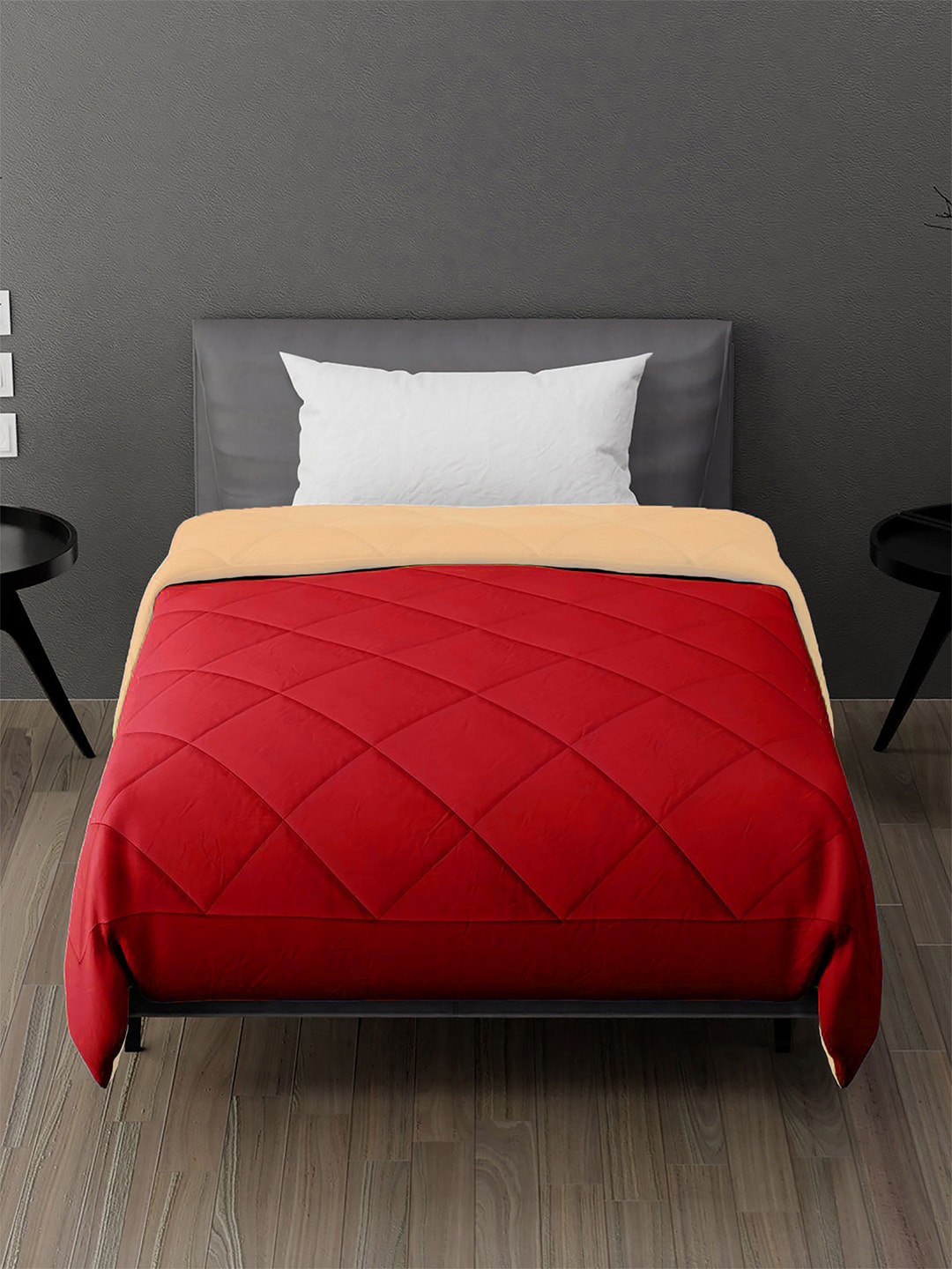 

AEROHAVEN Unisex Red Blankets Quilts and Dohars Single Bed Comforter