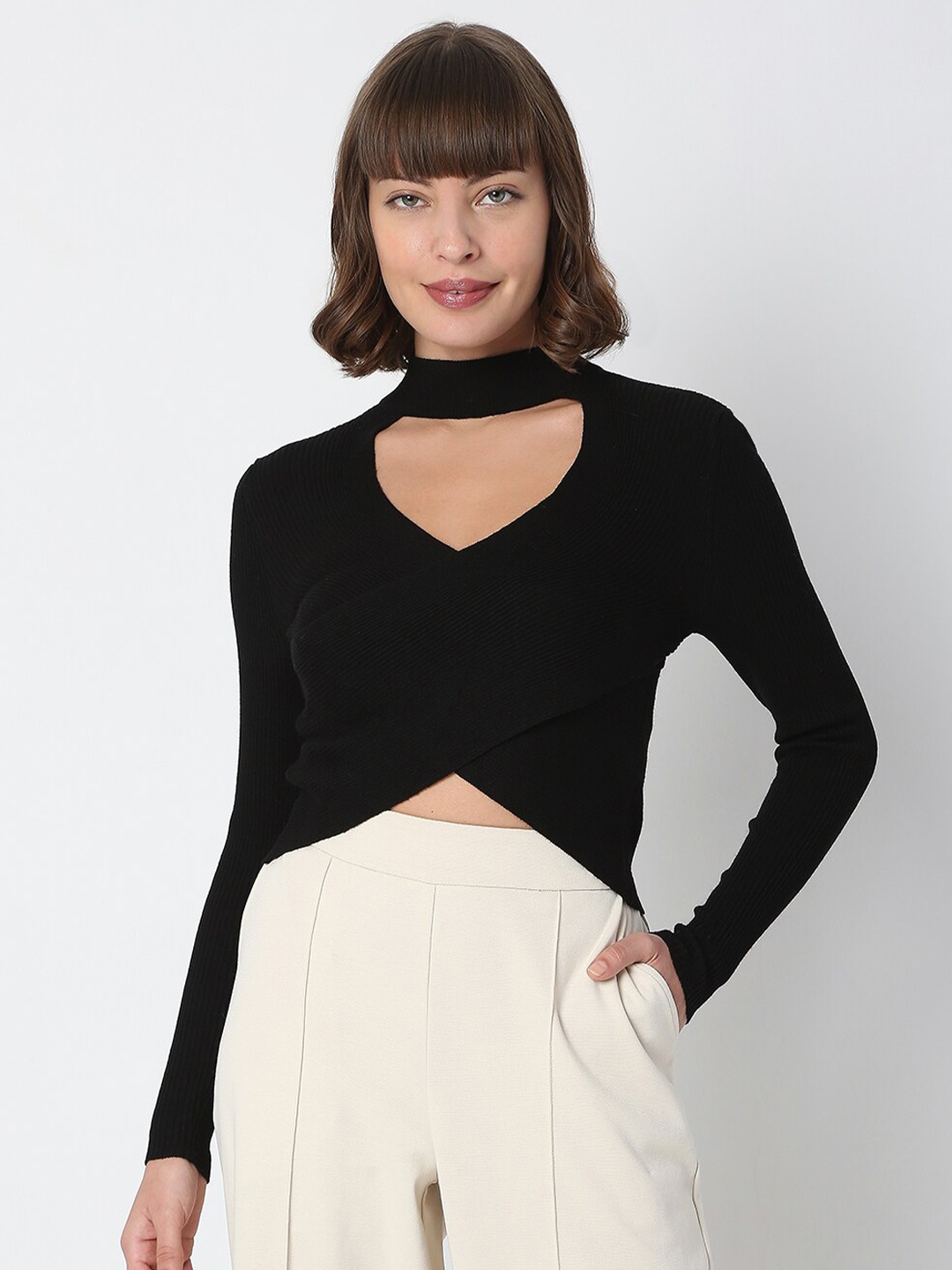 

Vero Moda Women Black Pullover